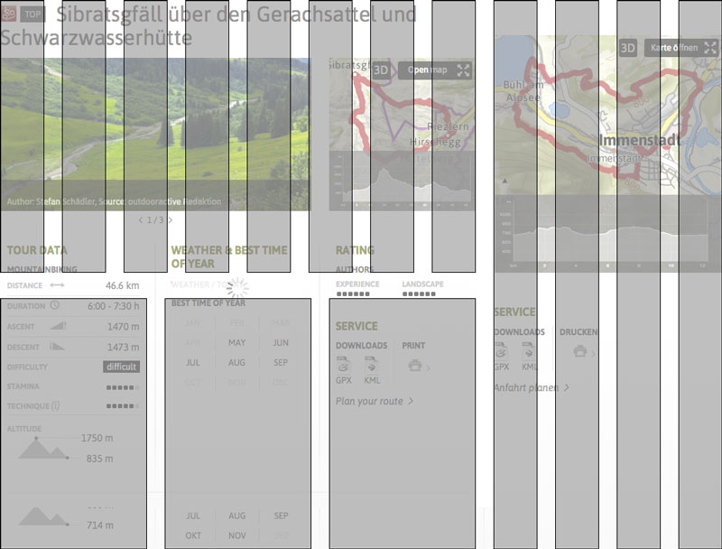 FlexView API layout grid